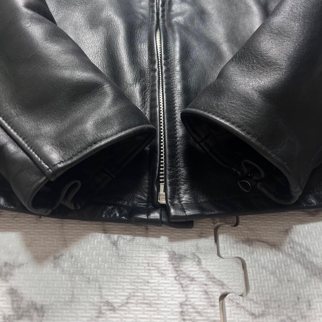 な*な様 46size/外観美品✨【米国製】schott シングルライダース 6