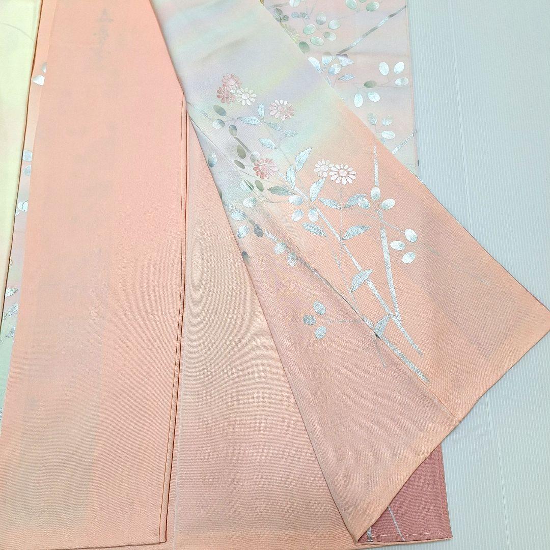 新品未使用品 正絹 丹後ちりめん 訪問着 作家物 長襦袢 2点セット