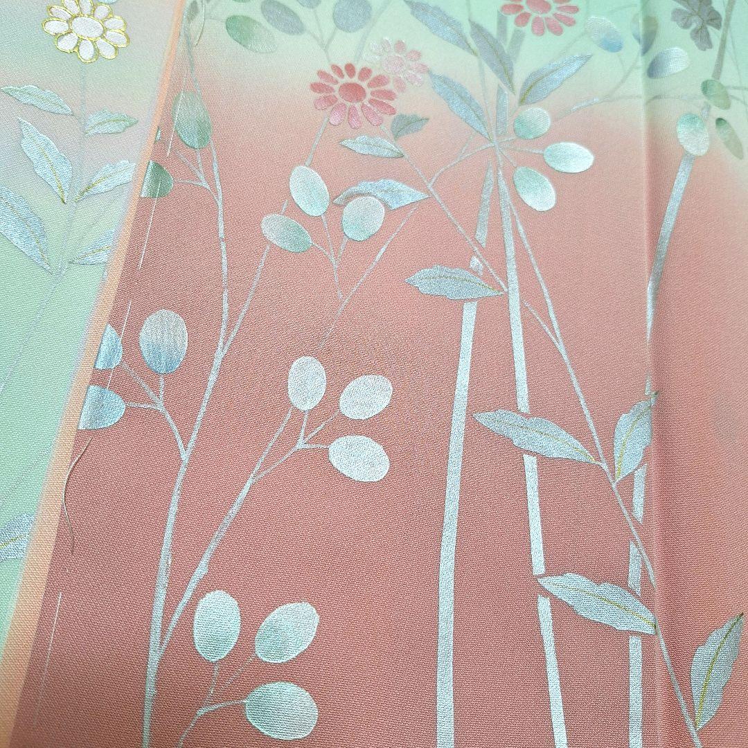 新品未使用品 正絹 丹後ちりめん 訪問着 作家物 長襦袢 2点セット