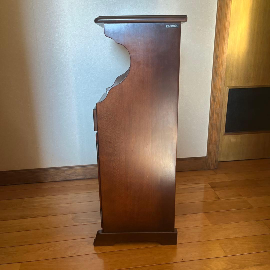 カリモクkarimoku コロニアル　コーナーテーブル コーナーラック 電話台