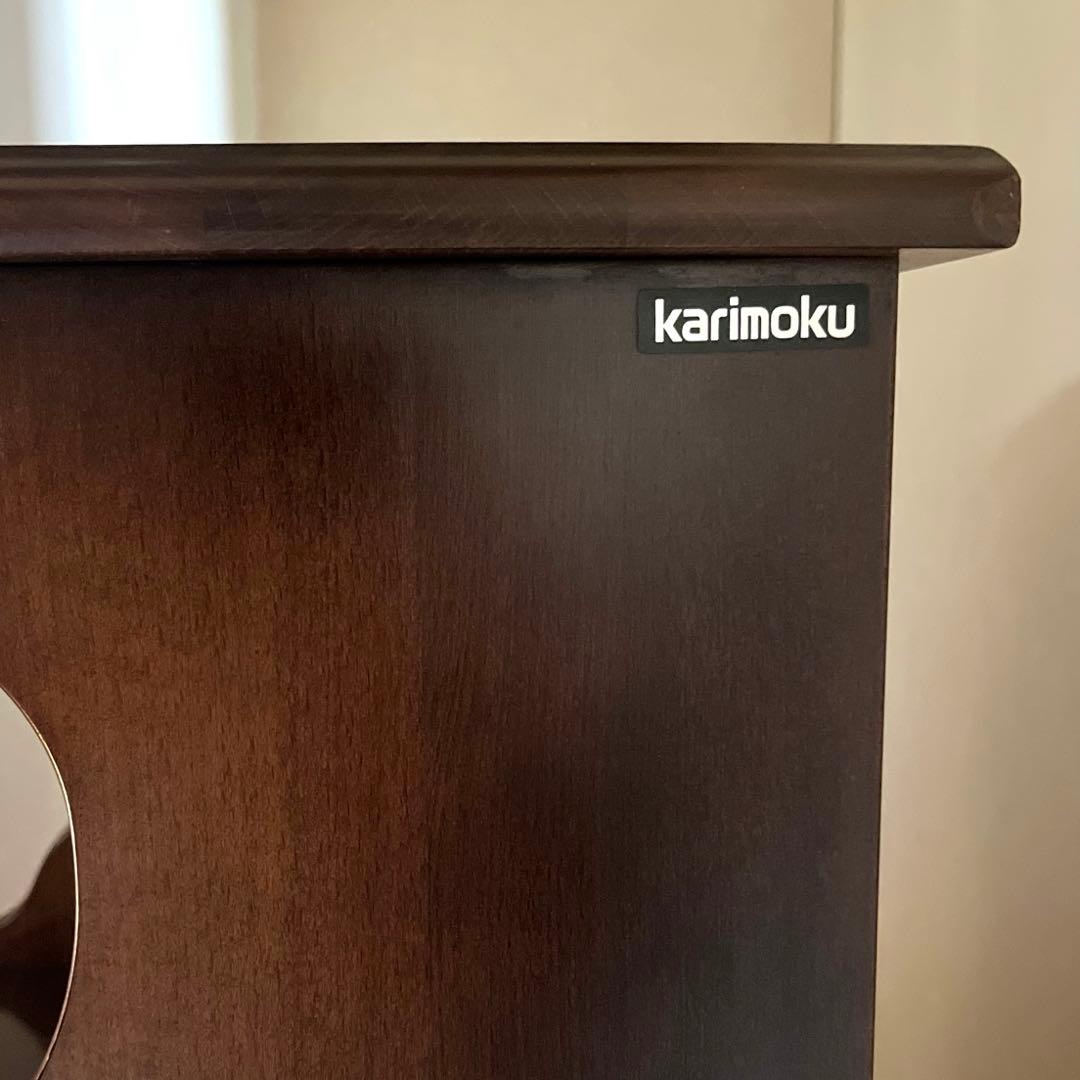 カリモクkarimoku コロニアル　コーナーテーブル コーナーラック 電話台