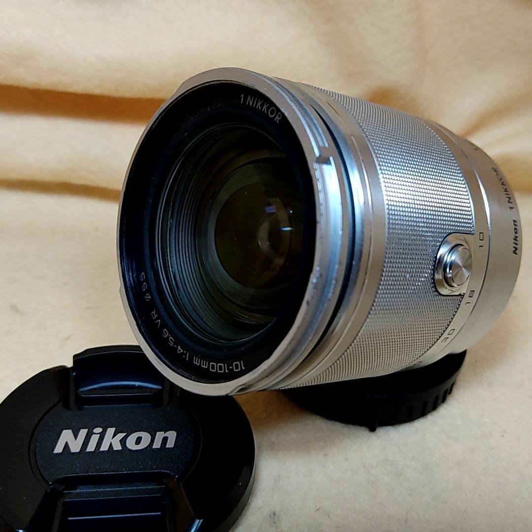 高倍率ズームレンズ Nikon 1 NIKKOR 10-100mm シルバー