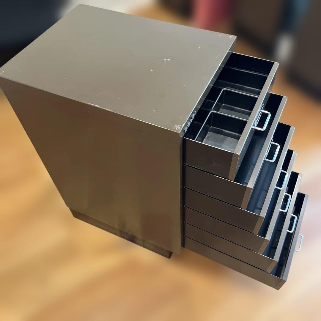 本日値下！ビンテージ！BISLEYビスレー　両袖デスク　 キャビネット　ブラウン