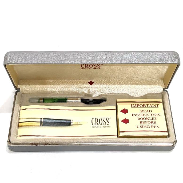 CROSS 万年筆 インクセット F 細字 グレー 2106