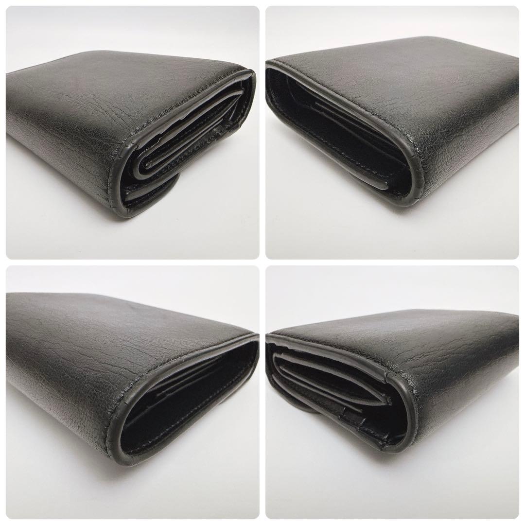 セリーヌ スモール フラップウォレット トリオンフ カーフスキン 三つ折り財布