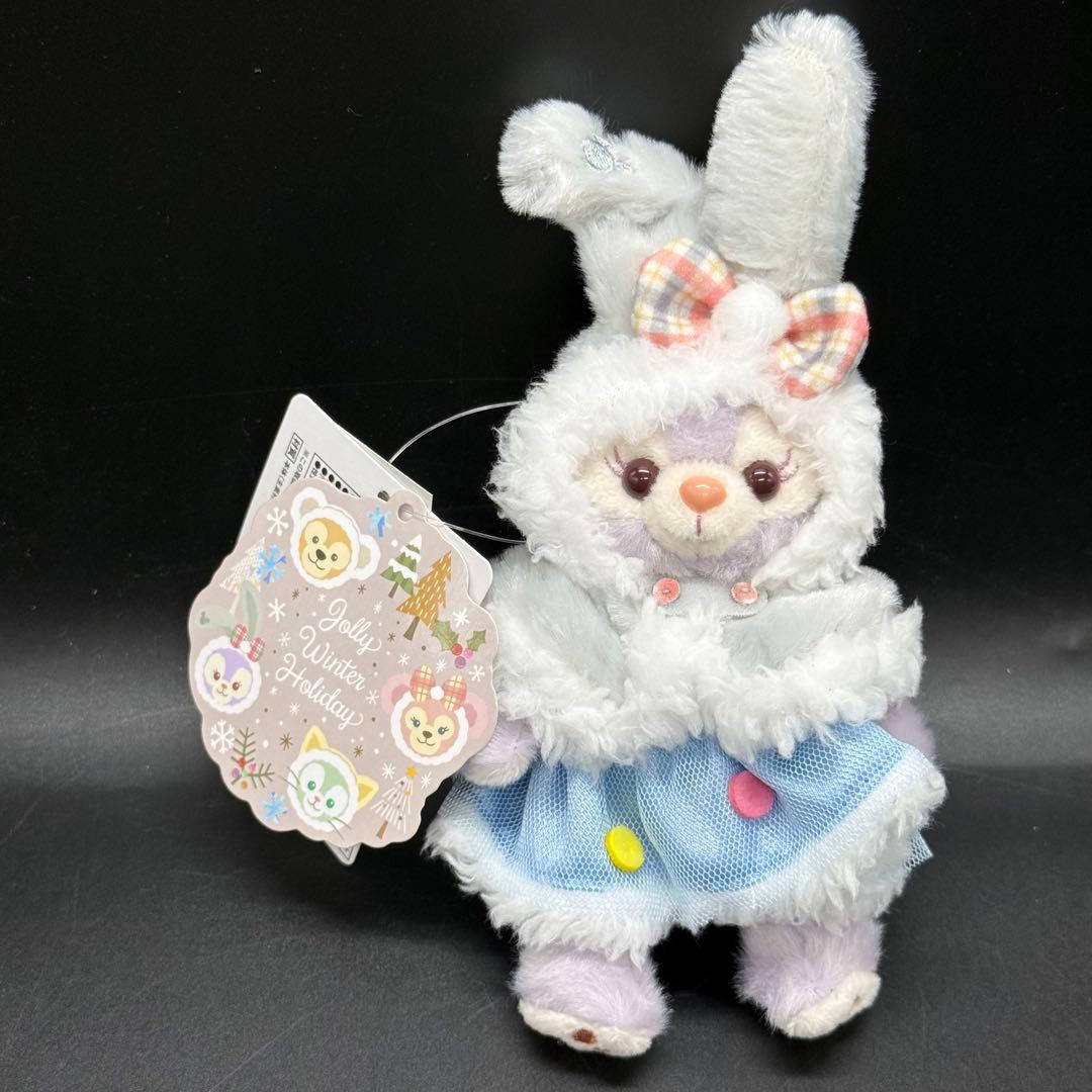 タグ付き ウィンターホリデーぬいぐるみバッジ　ステラルー ディズニーシー