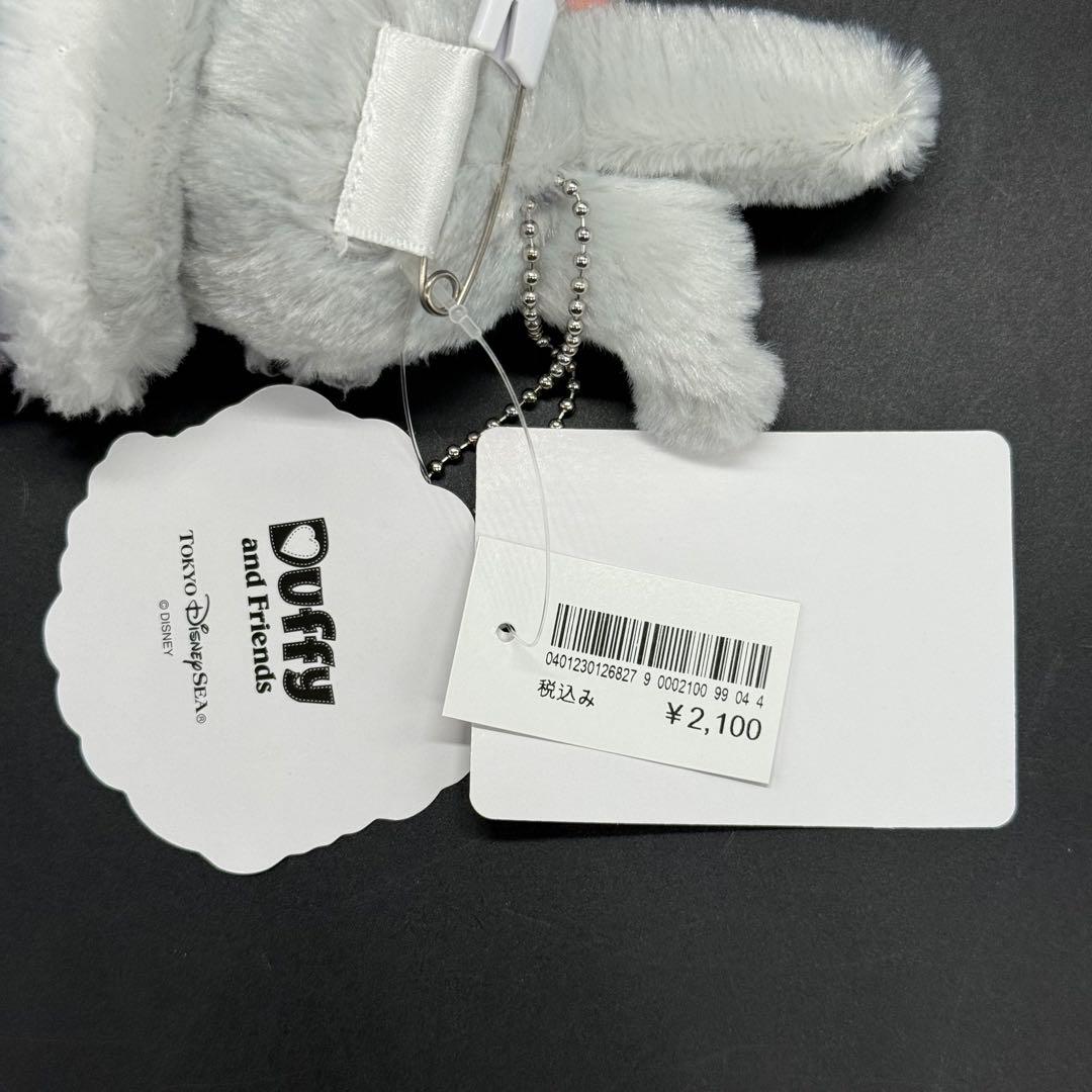 タグ付き ウィンターホリデーぬいぐるみバッジ　ステラルー ディズニーシー