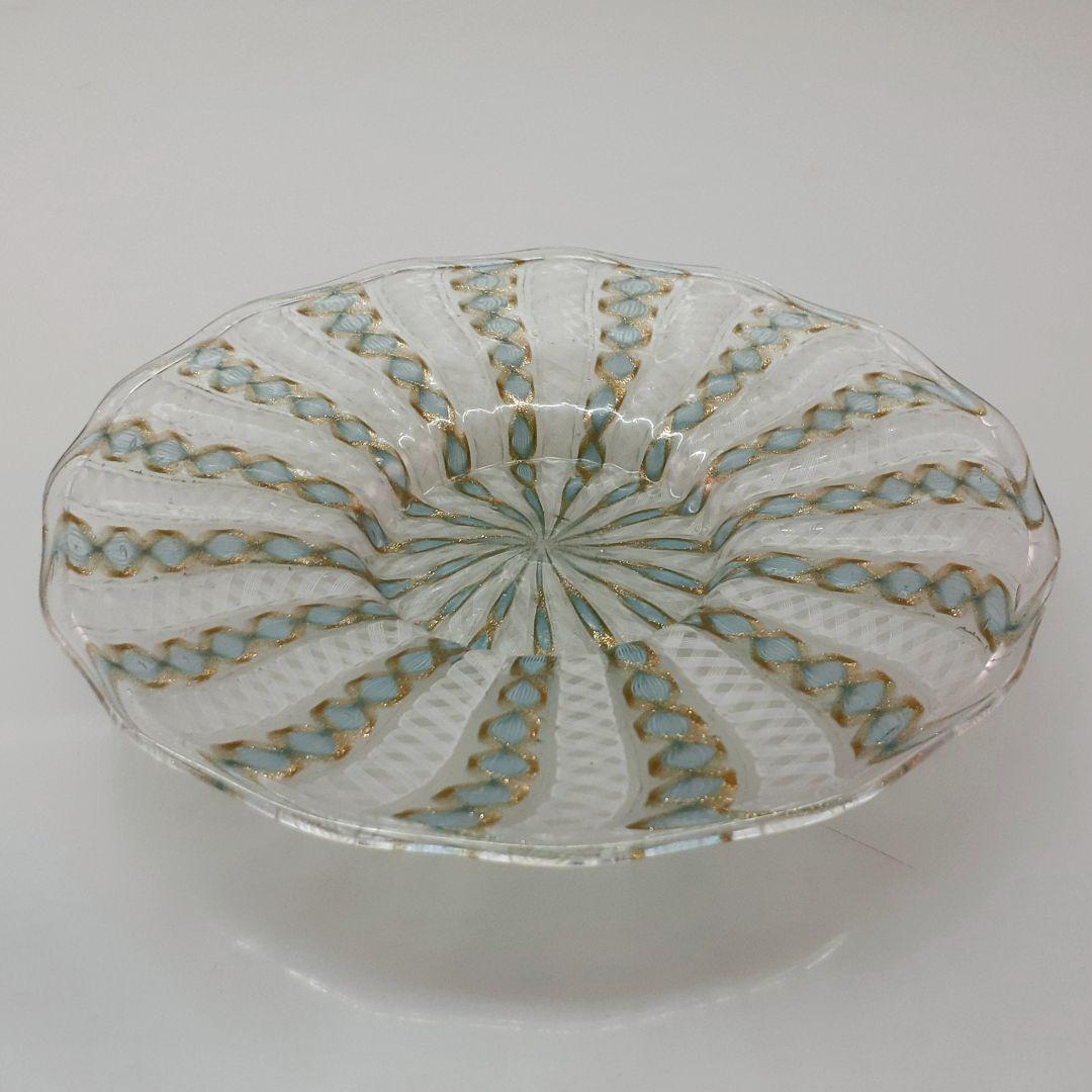 MURANO ムラノ 金彩 レース プレート 皿