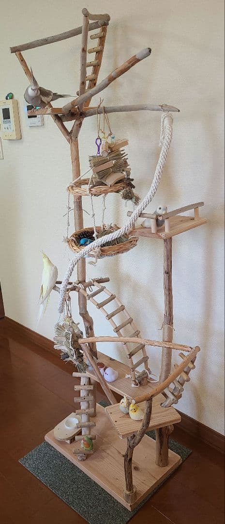 ① タリム様オーダーバードアスレチック　専用ページ　流木　ハンドメイド