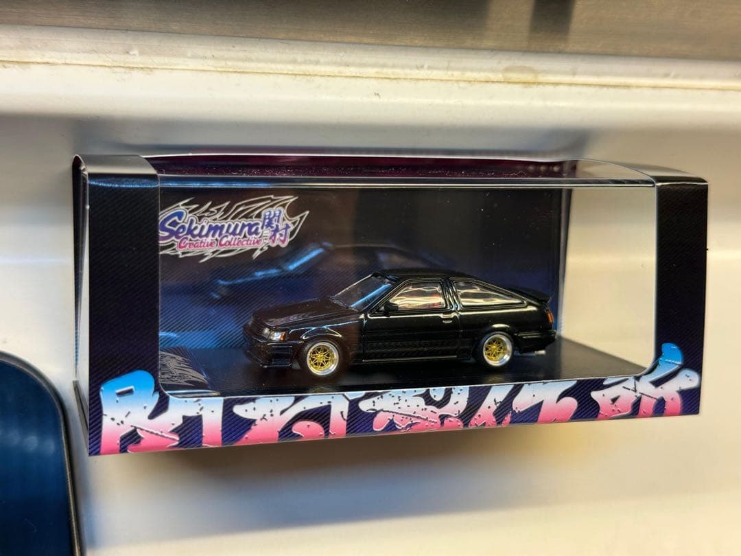 1/64 TRD 風 トヨタAE86 Levin 改 Work EQUIP 03