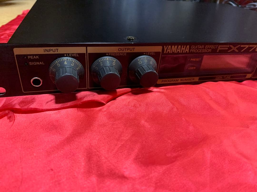 YAMAHA FX770 ギターエフェクトプロセッサー　動作良好！