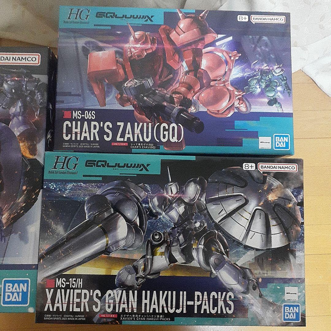 Y*i様 HG ガンプラ GQ系 3体セット まとめ売り