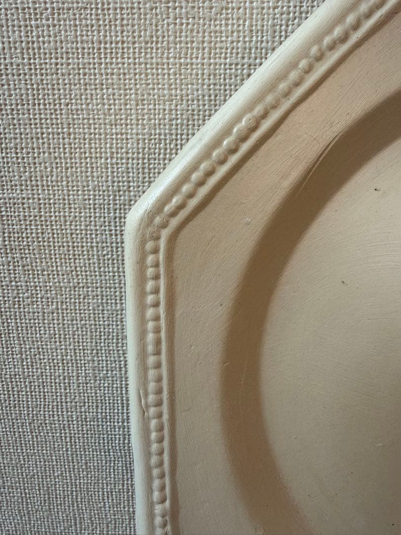 フランス皿　　アイボリー　ホワイト　オルトゴナルフランスヴィンテージ