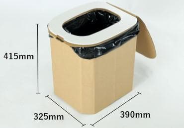 大量５０箱（１箱５回分）２５０回分　おしりにやさしい簡易トイレ　災害用トイレ