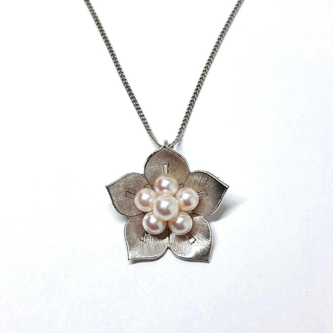 MIKIMOTミキモト アコヤパール　ブローチ　ネックレストップ　ペンダント　桜