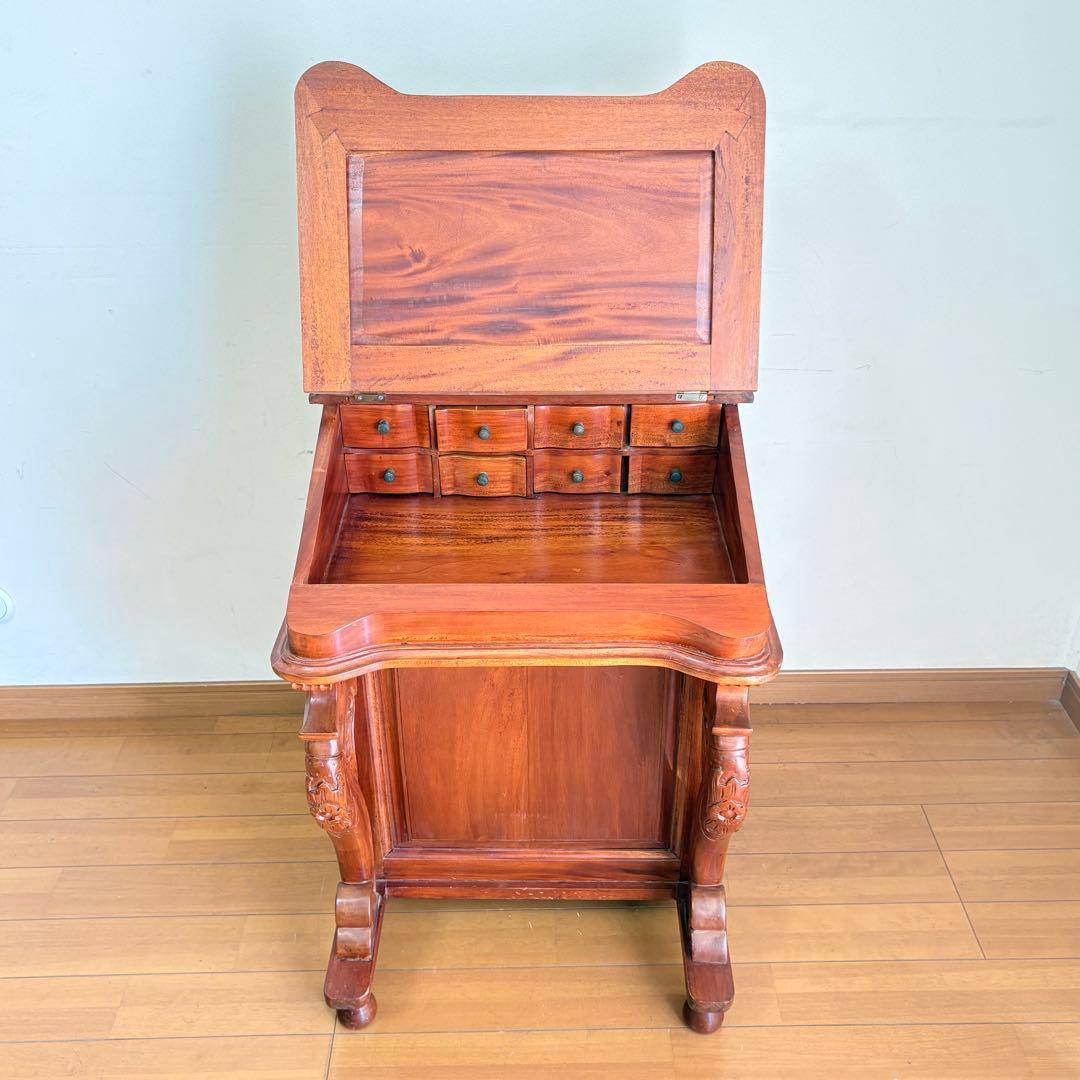 【希少・レトロ】英国アンティーク ダベンポートデスク ライティングデスク