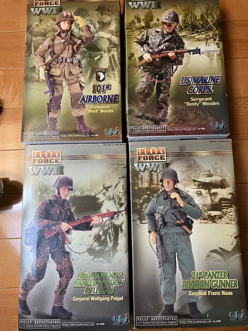ELITE FORCE WWII フィギュア4体セット