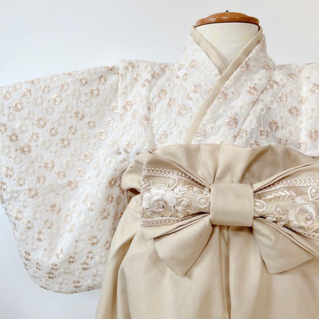 〈60-100ワンサイズ〉ꕤ︎︎ベビー袴　ベビー着物ꕤ︎︎お食い初め