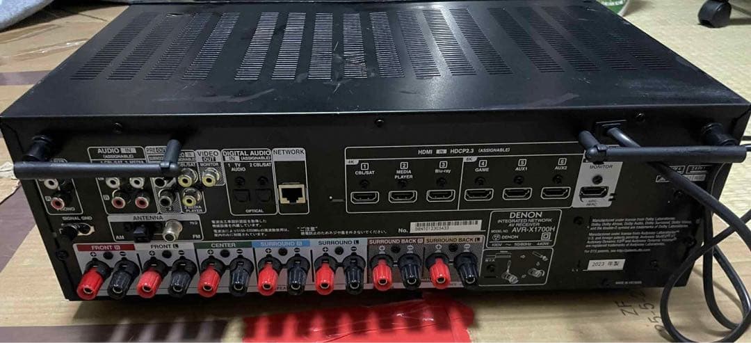 アンプ DENON AVR-X1700H