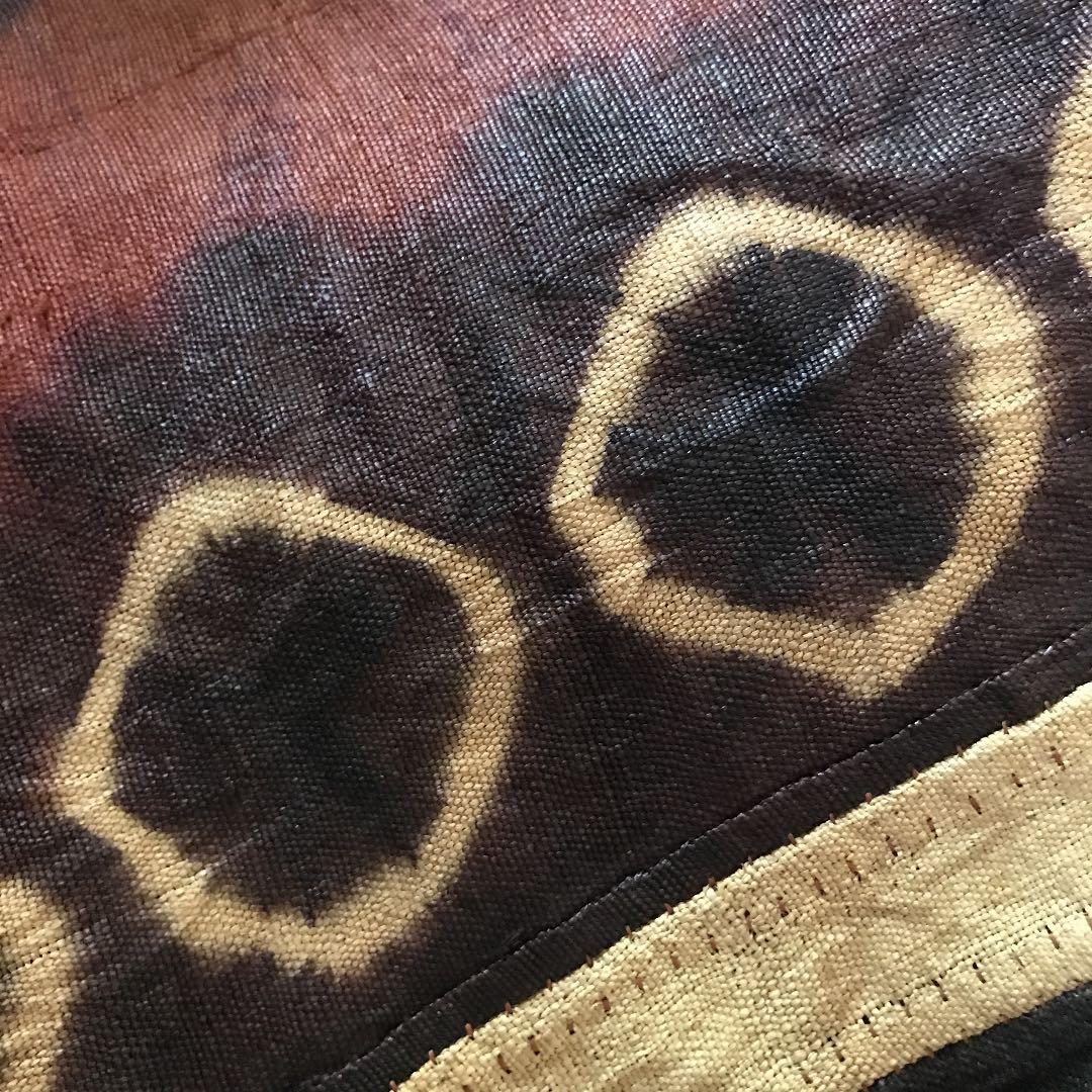 コンゴ民主共和国　クバ王國のラフィア精霊布　【コレクターピース】