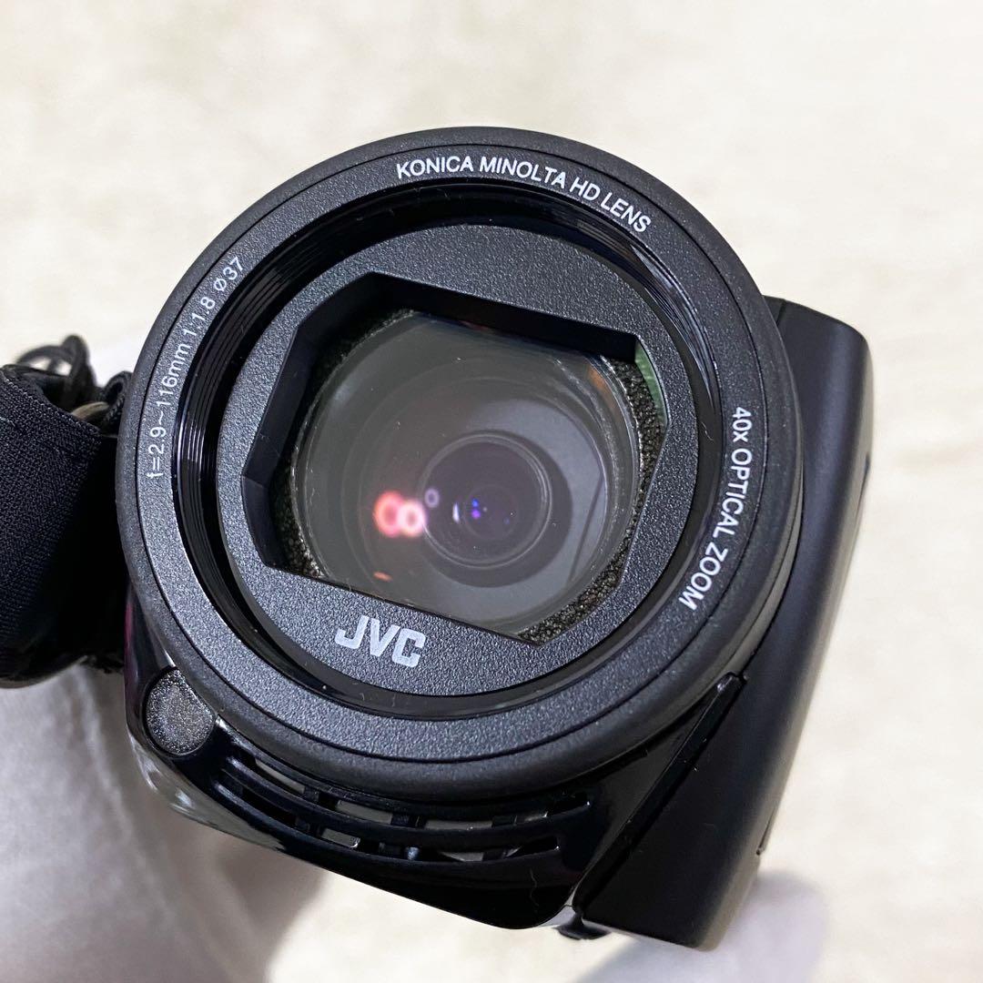 【未使用級】ジェイブイシー GZ-RX690-B エブリオR ビデオカメラ