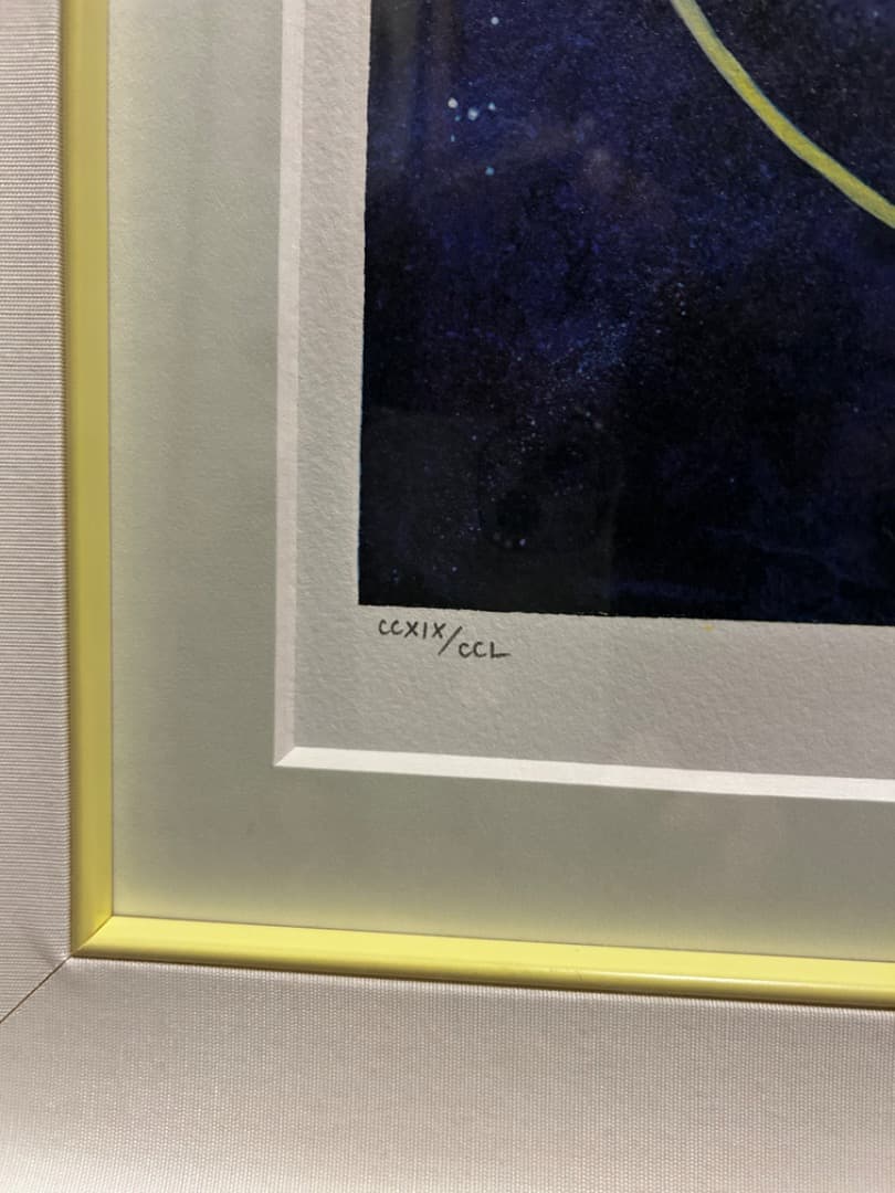 松本零士 銀河鉄道999〜メーテルレジェンド〜　シルクスクリーン版画 直筆サイン