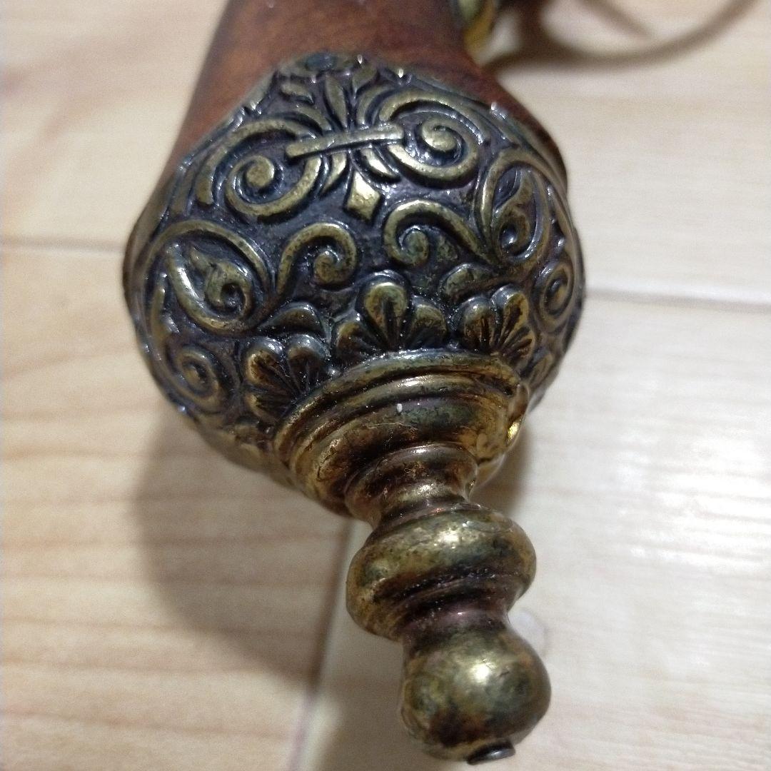 古風な装飾付きモデルガン 約34.5cm 飾り 工芸品