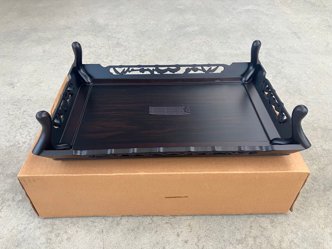 唐木　盆栽台　飾り台　花台