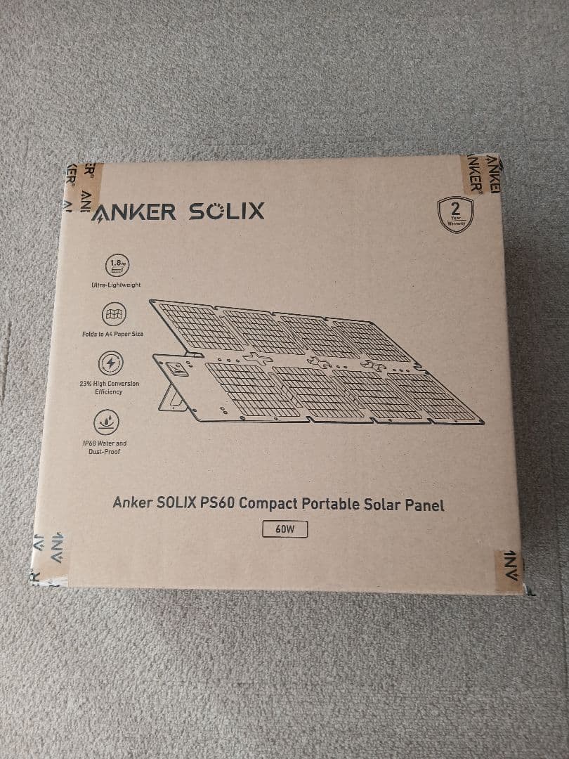 ANKER ポータブル電源 C200 ANKER ソーラパネル PS60