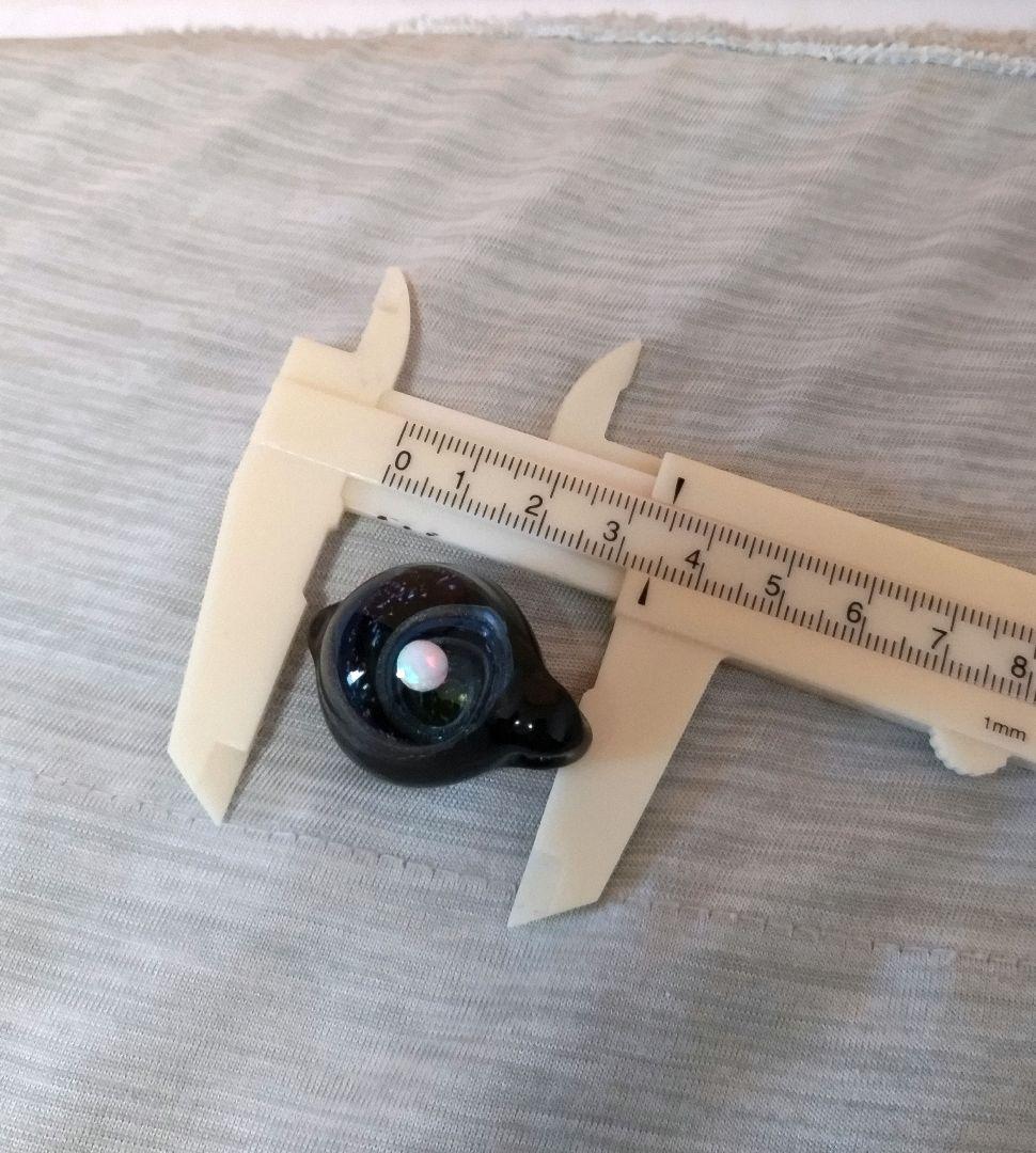 シンクロニシティグラスアート 宇宙 ブラックホールパイレックス/ガラスペンダント