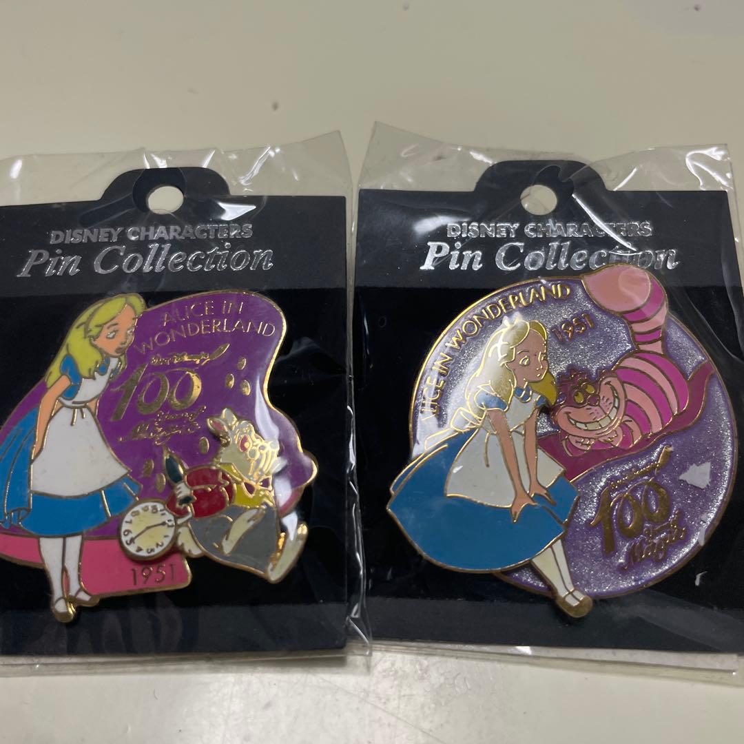 Disney100周年ディズニーキャラクター ピンコレクション 8個セット