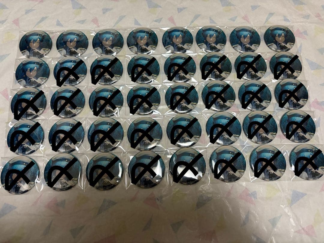 プロセカ グリッター缶バッジ グリ缶 40A KAITO 40点