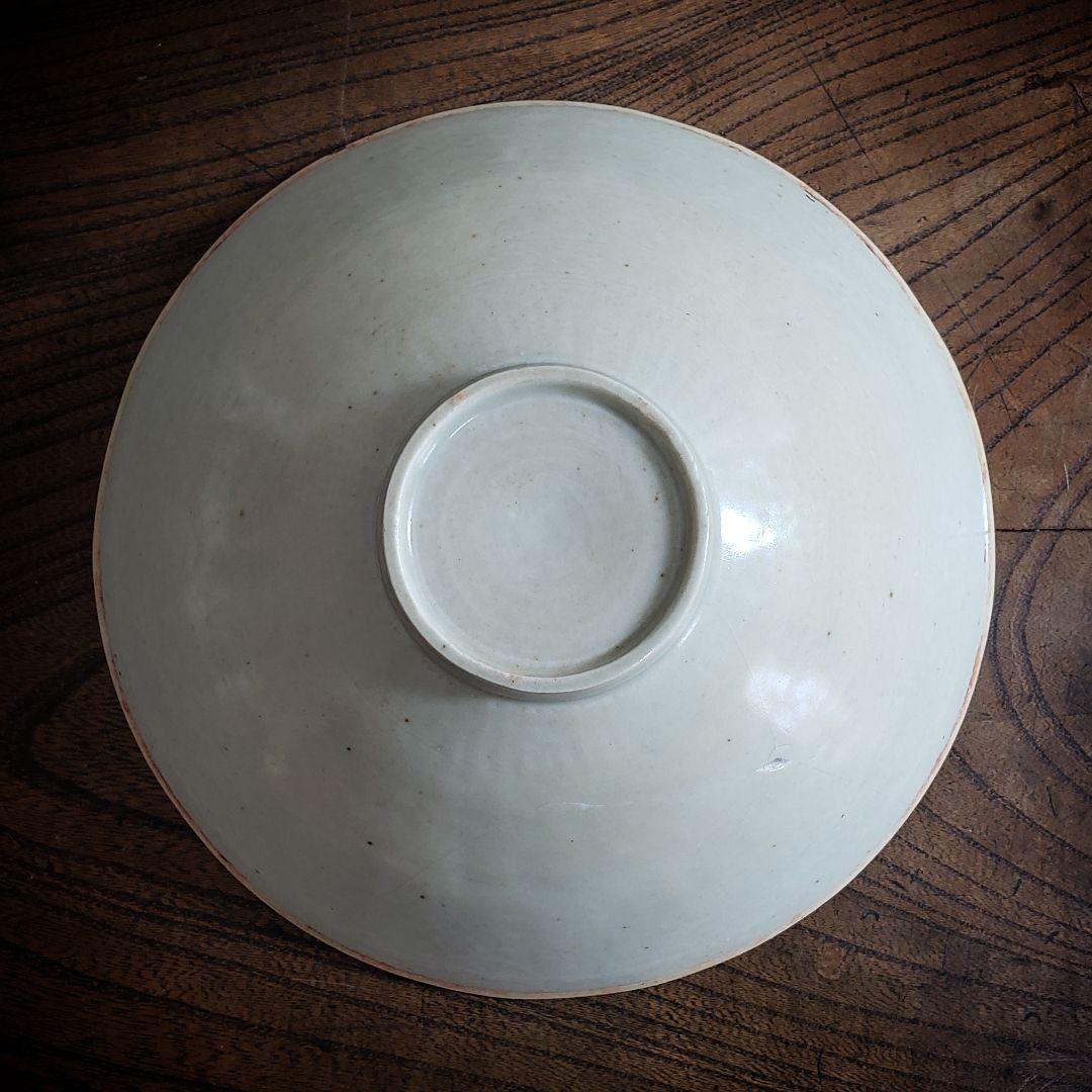 椀　青白磁　鳳凰　花文様　訳あり　割れ直し　中国古美術　宋