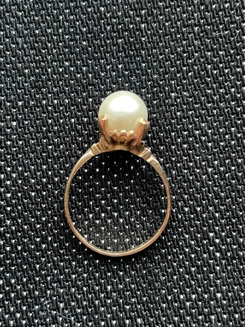 18金 K18 指輪 レトロ リング 12.5号くらい