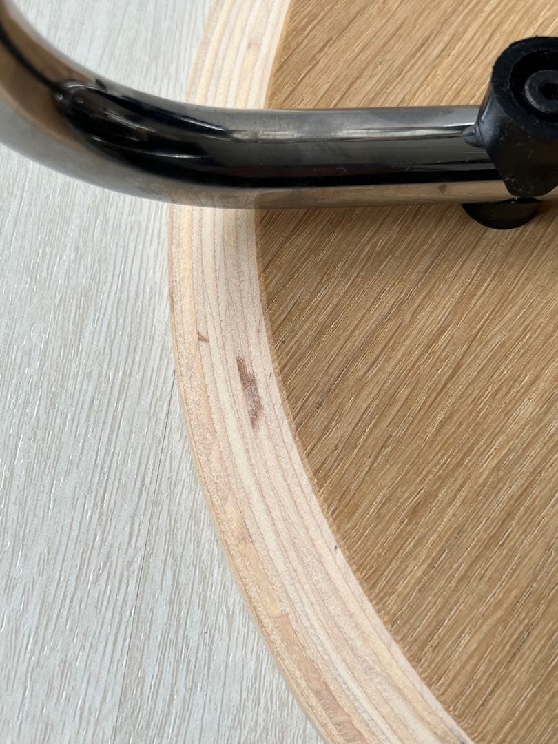 Ferm Living Herman Stoolホワイトオイルドオーク/クローム