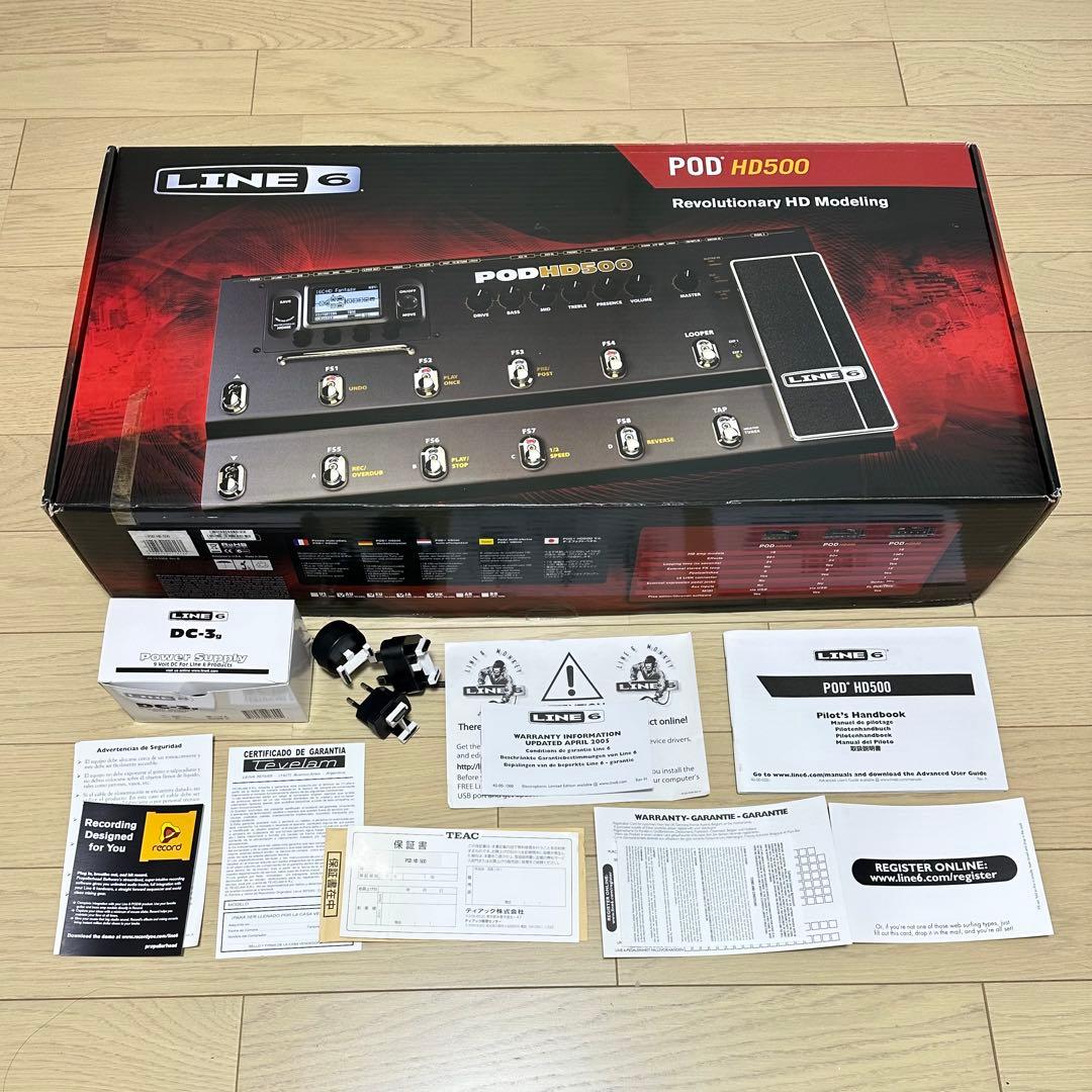 ギター LINE6 POD HD500