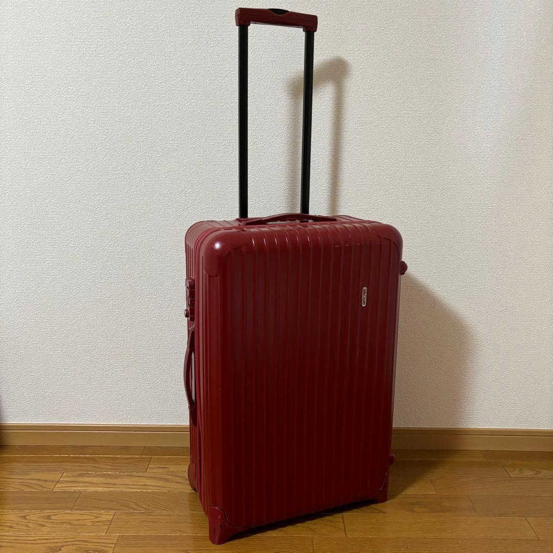 美品　RIMOWA リモワ　サルサ　レッド　キャリーケース　63L 2輪
