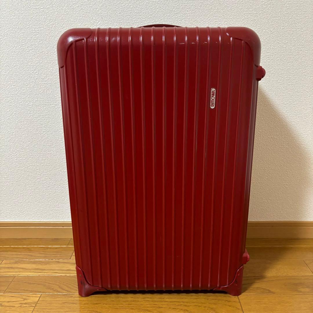 美品　RIMOWA リモワ　サルサ　レッド　キャリーケース　63L 2輪
