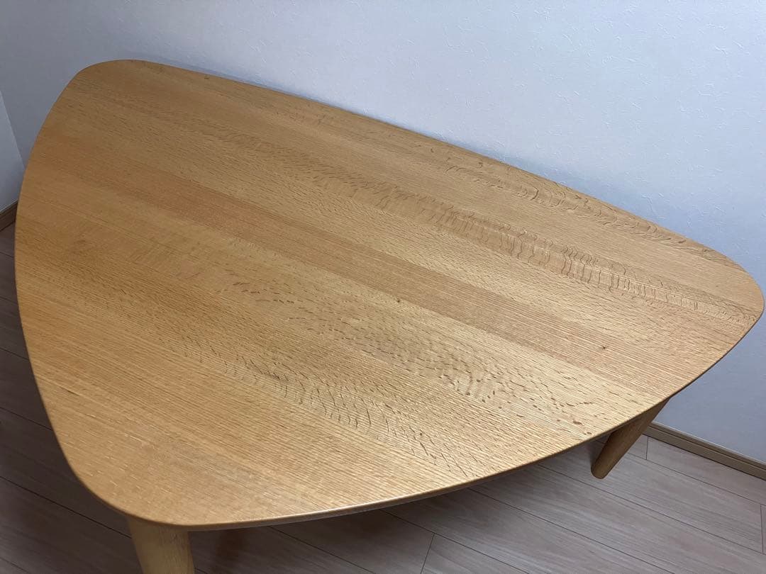 ★美品★飛騨高山の家具「柏木工（KASHIWA）」トライアングルテーブル