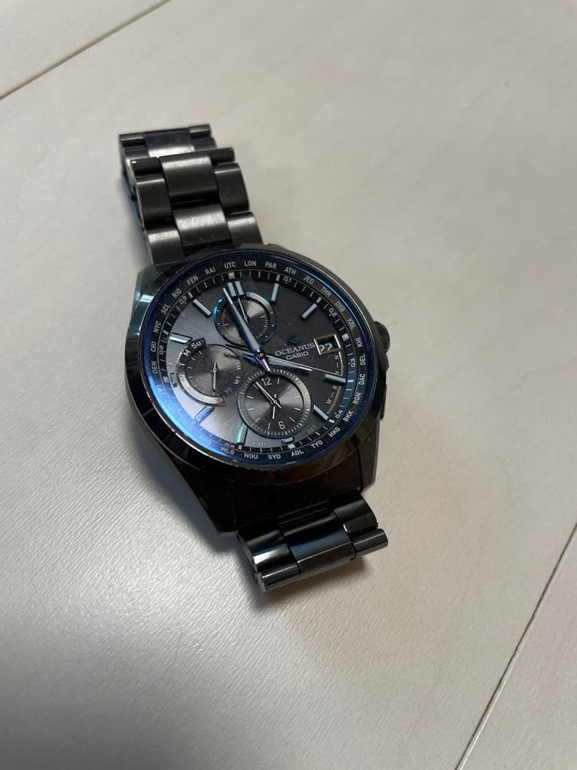 OCEANUS オシアナスソーラー電波　ブラックOCW-T2600B-1AJF