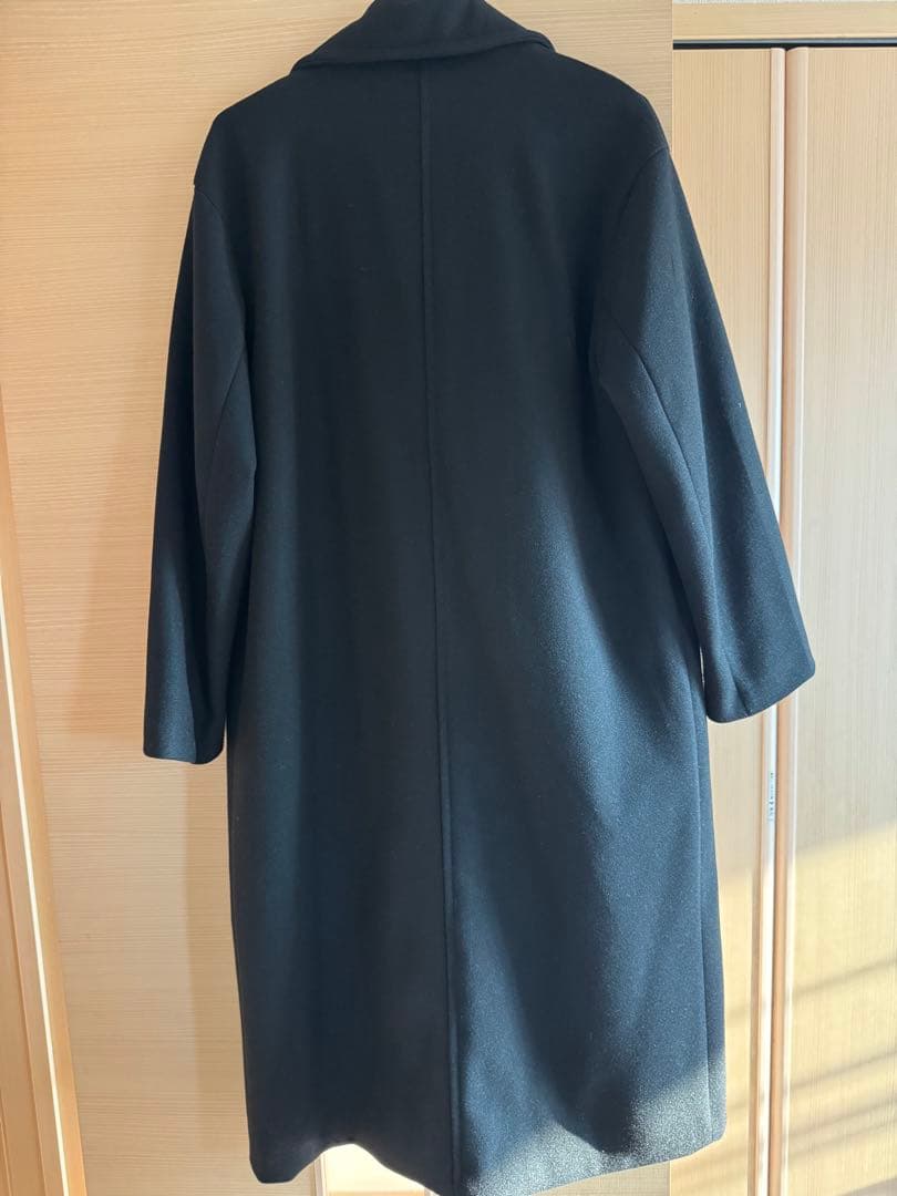 zara ザラ　オーバーサイズソフトコート　ブラック　Sサイズ