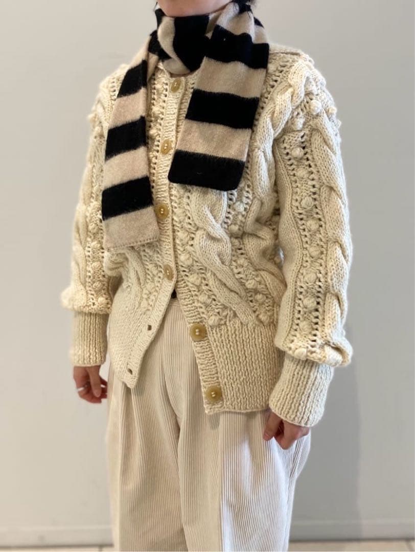 Bshop Jo Gordon ウールストライプマフラー UNISEX