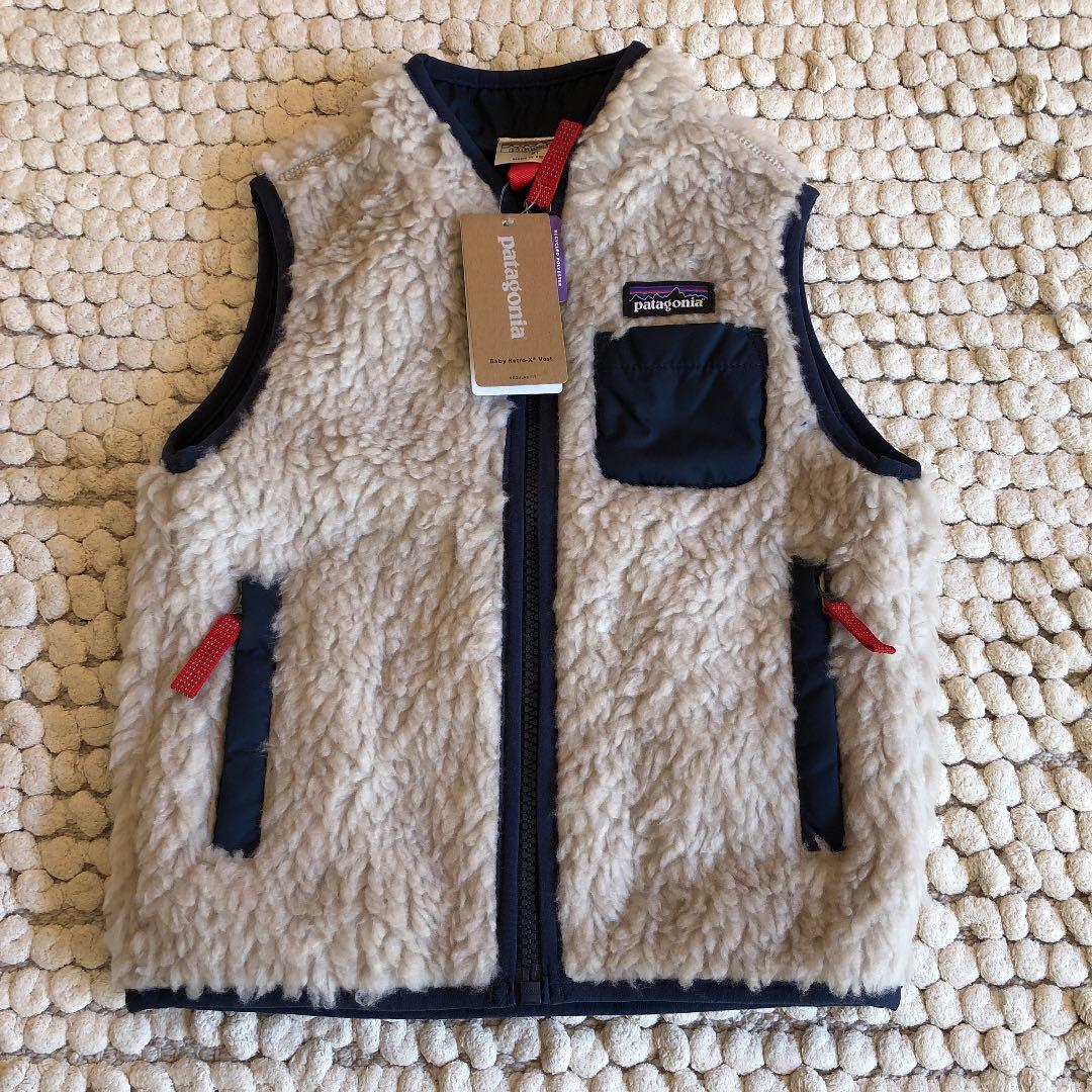 パタゴニア　完売品　 ボアベスト　レトロＸ　ネイビー　2T 90cm
