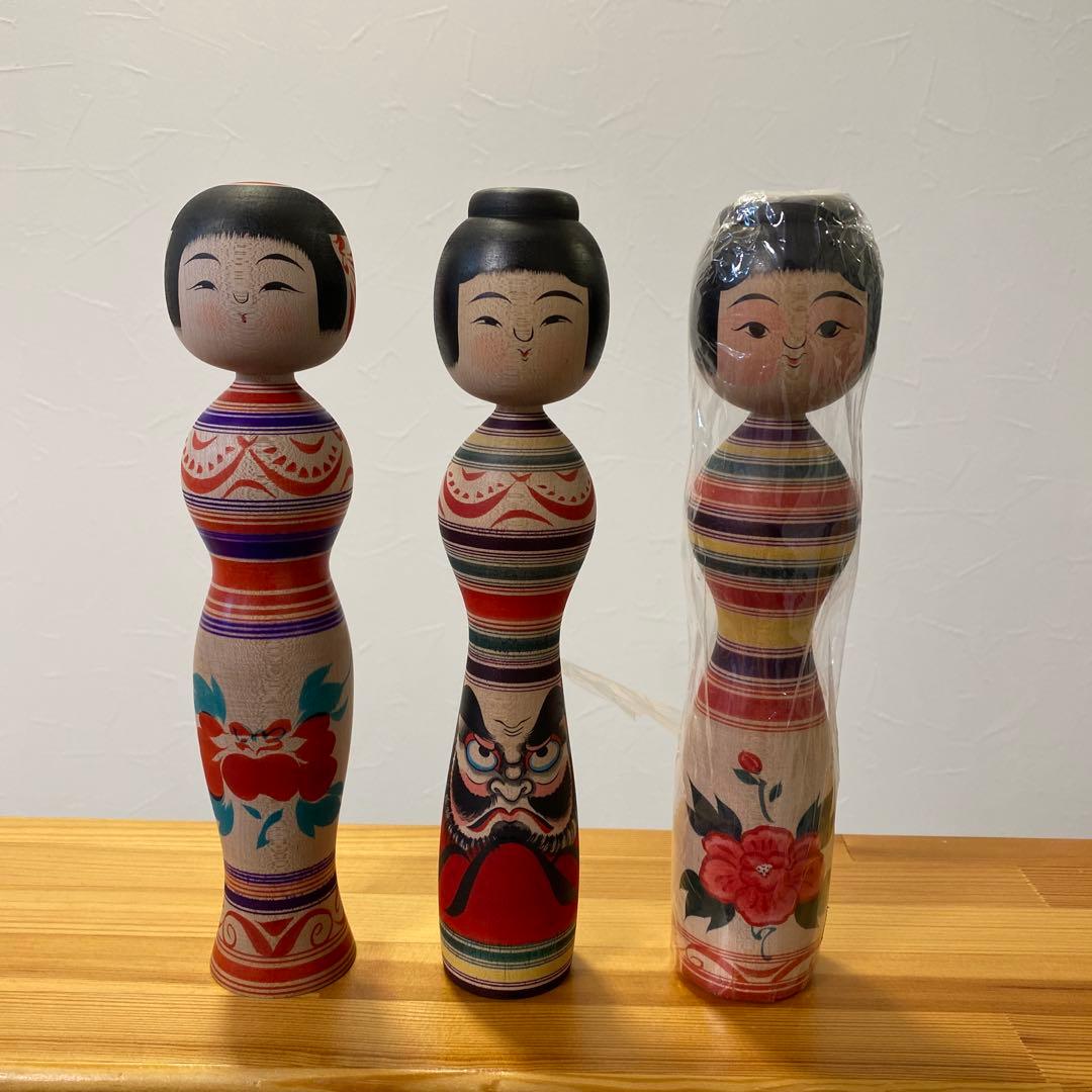 専用です　笹森淳一工人　こけしセット3本セット