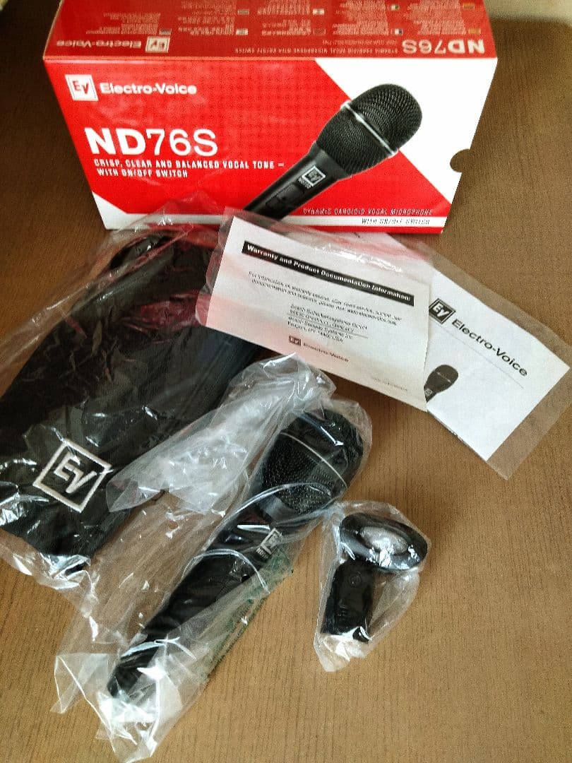 新品同様　ND76S エレクトロボイス　マイク　カラオケ　スタジオ　ライブ