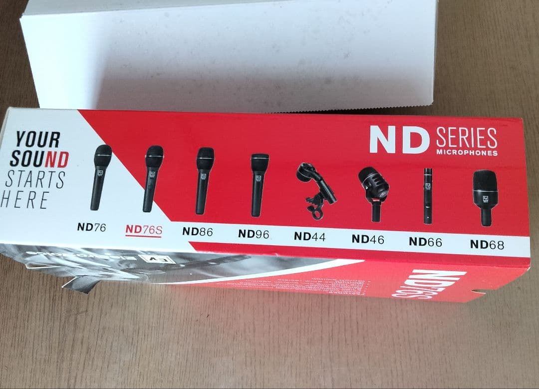 新品同様　ND76S エレクトロボイス　マイク　カラオケ　スタジオ　ライブ