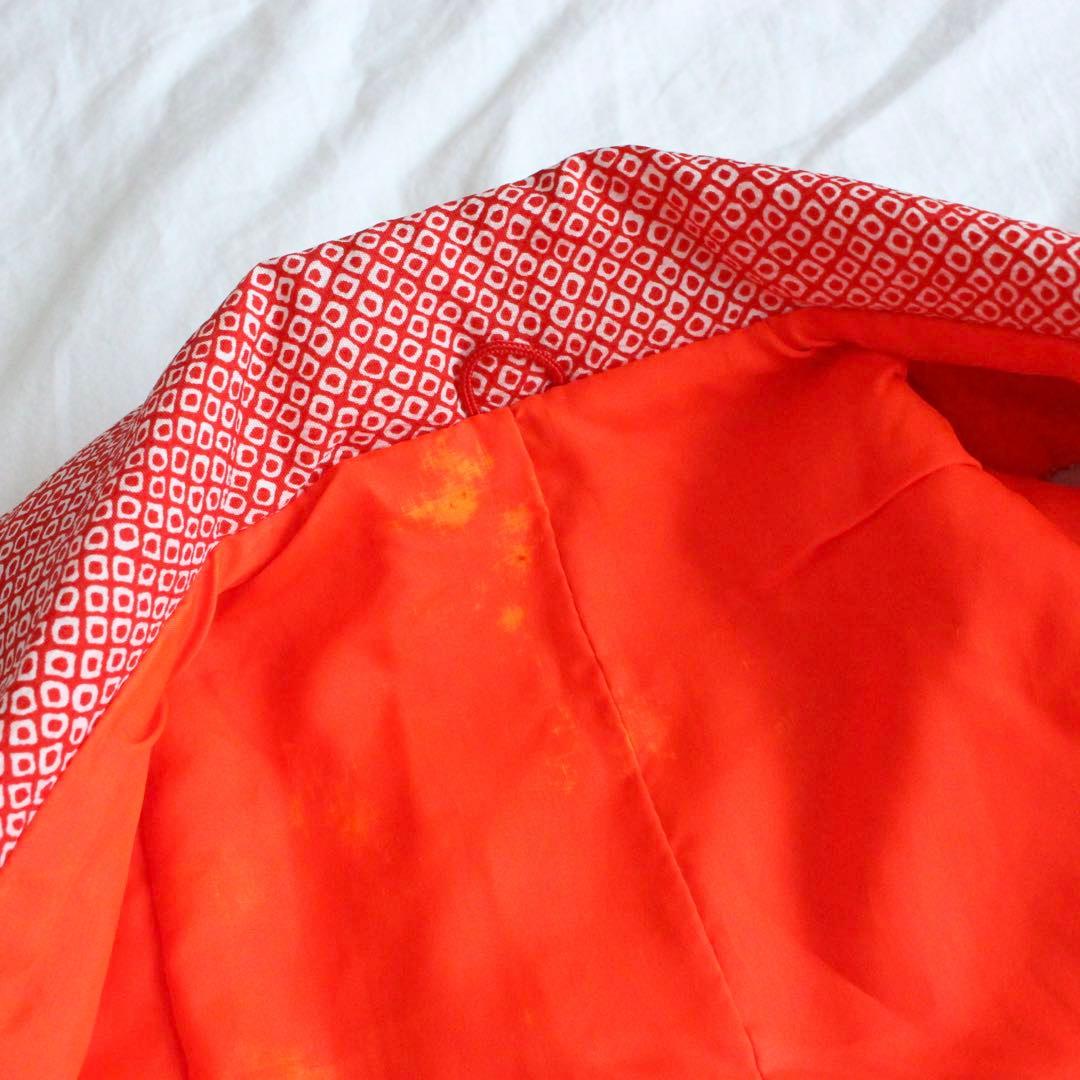 七五三 3歳 女の子 子供 アンティーク 着物 被布 セット 羽織つき