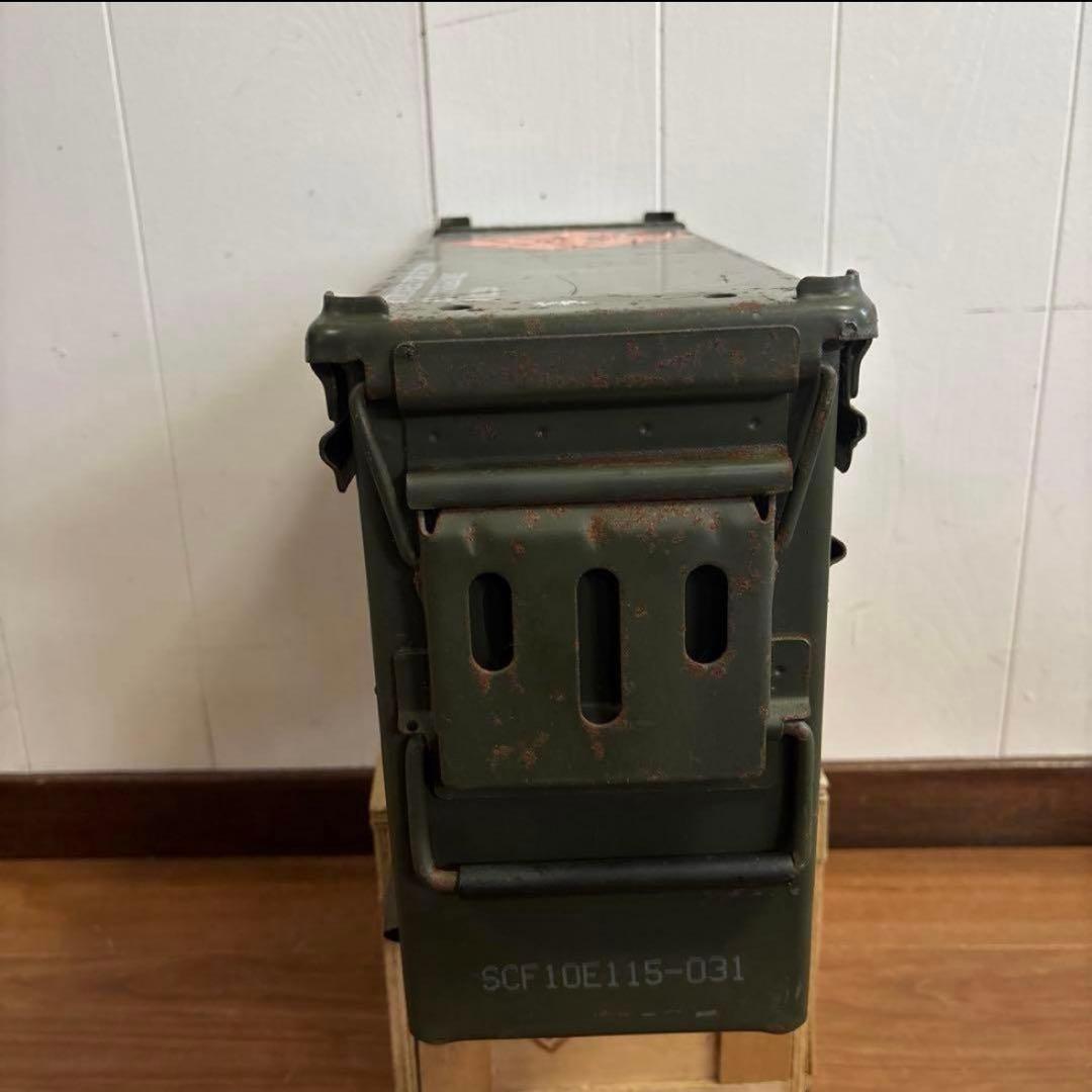 米軍　実物　AMMO BOX 40mm 32CARTRIDGES 弾薬箱