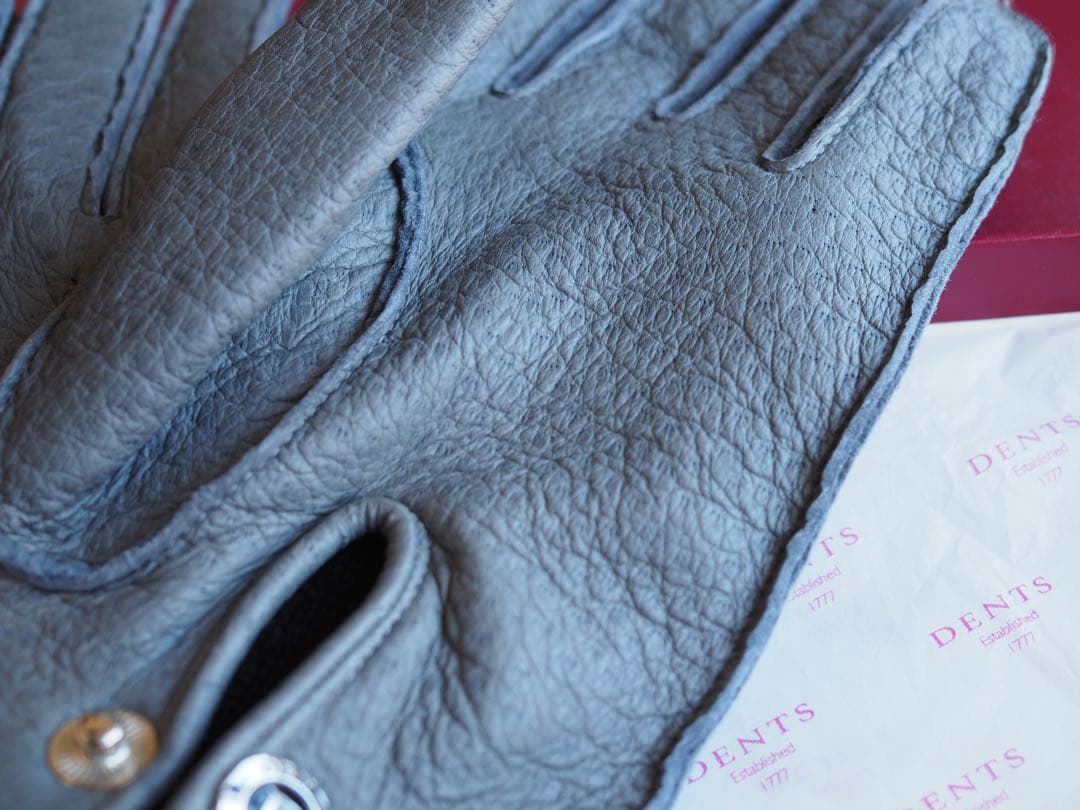 新品未使用 Dents ペッカリー グレー サイズ8