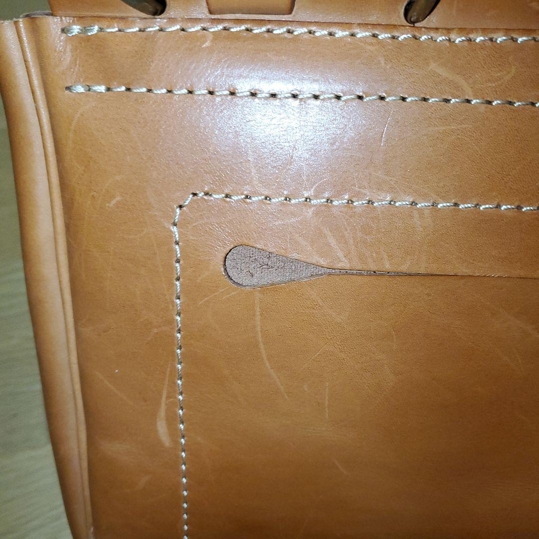 HERZ　棒屋根かぶせバッグ　本革　3wayバッグ